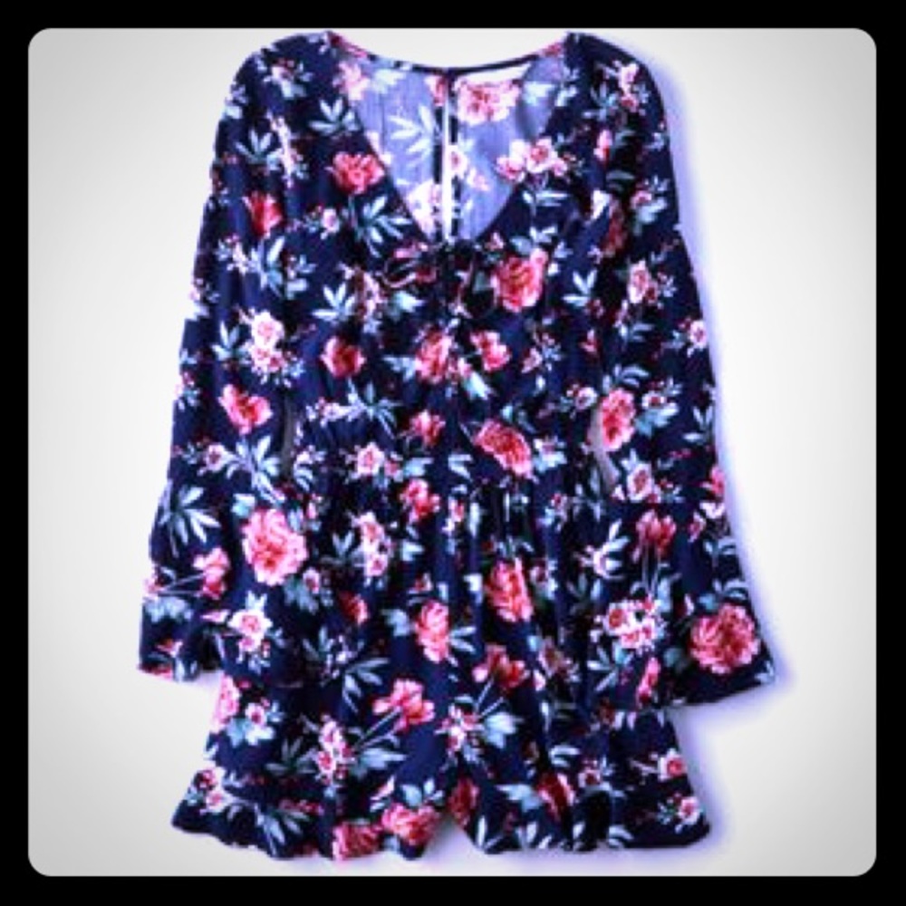 NWOT Floral Romper From AE
